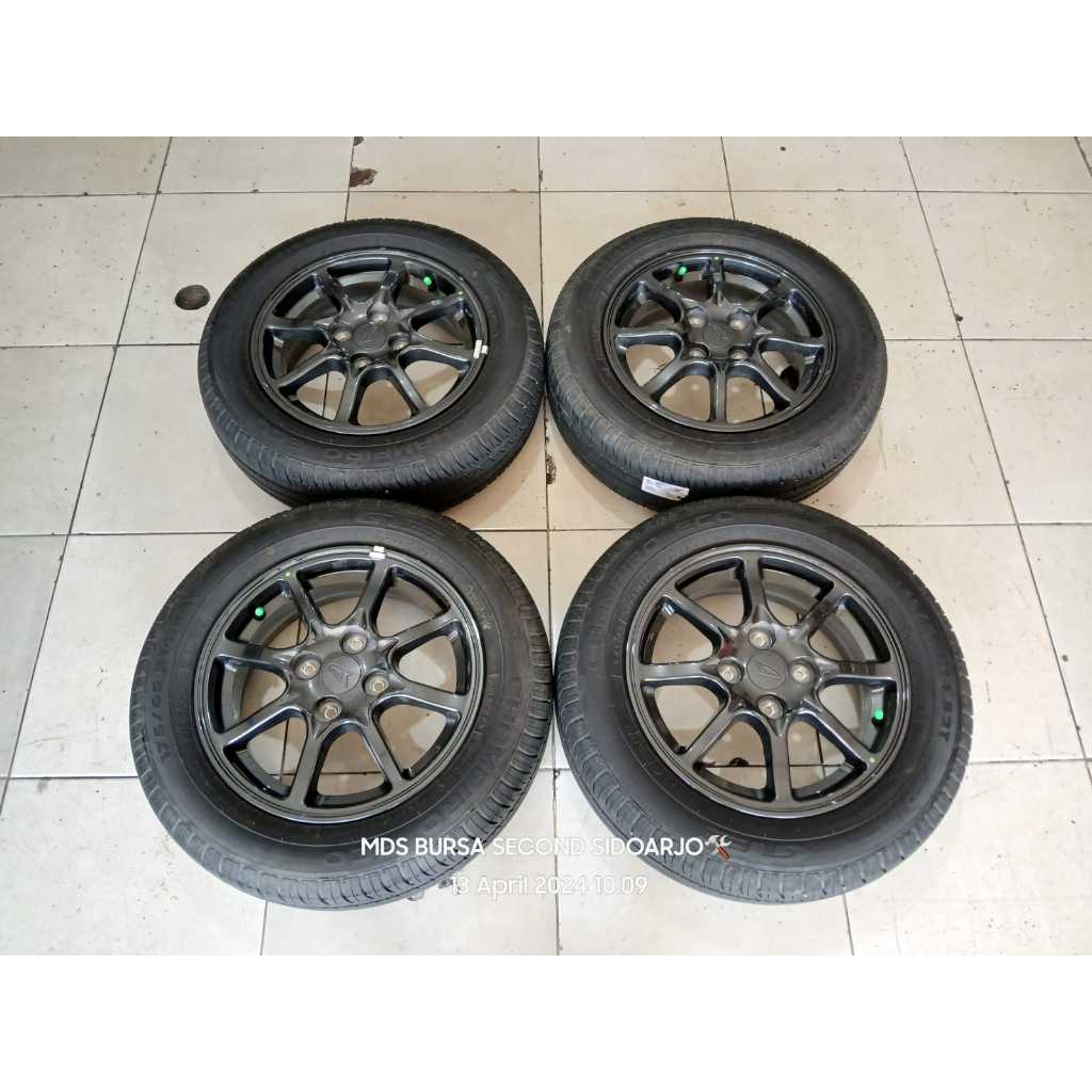 VELG MOBIL BEKAS COPOTAN NEW AYLA RING14 + BAN GT 175 65 R14