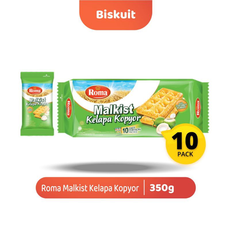 

Roma malkist kelapa kopyor 10 x 12.5 gram