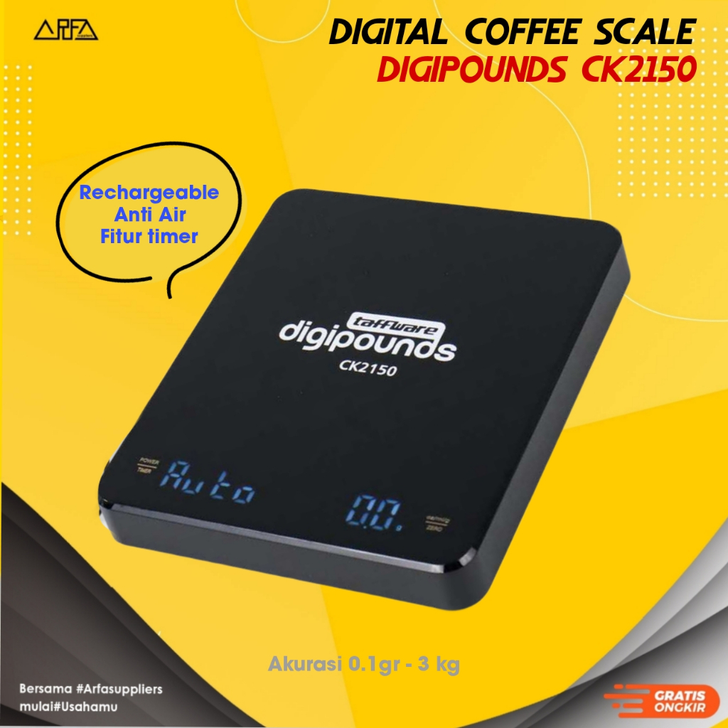 Coffee Scale Timer Taffware Digipounds CK2150
