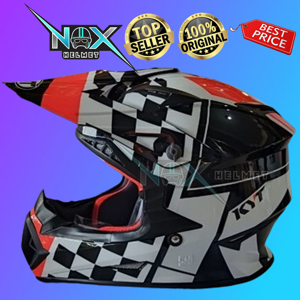 Helm Cross KYT JUMPSHOT #4 (Ongkir 2kg)