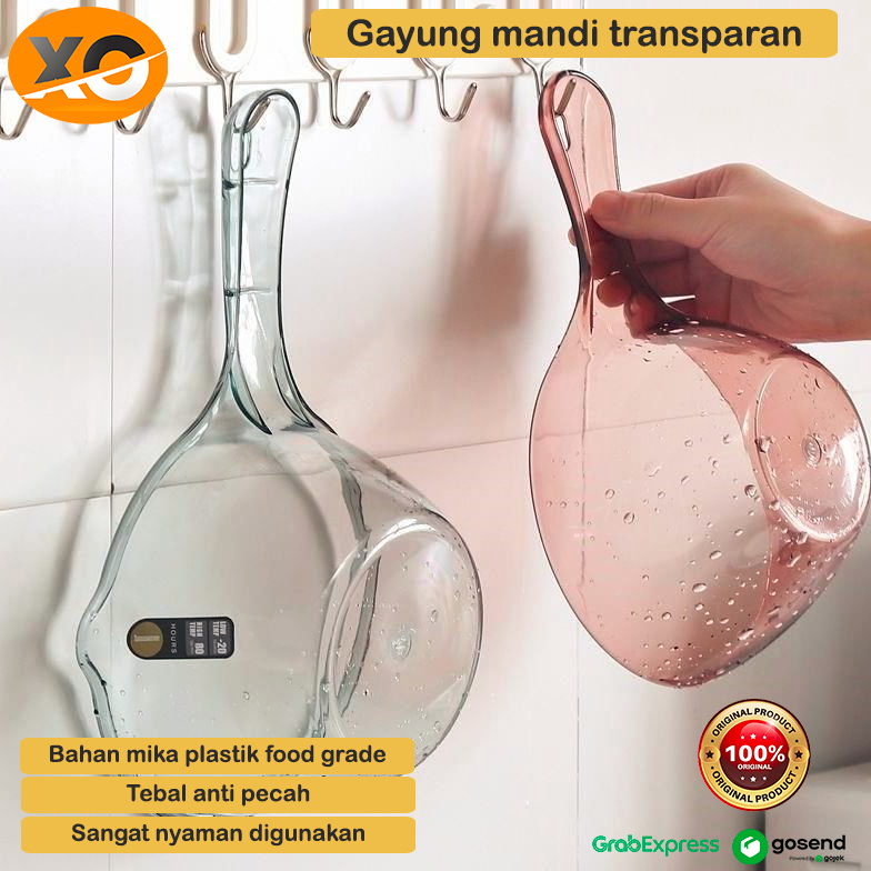 Gayung Mandi Transparan Tebal Gayung Transparan Aesthetic Gayung Mandi