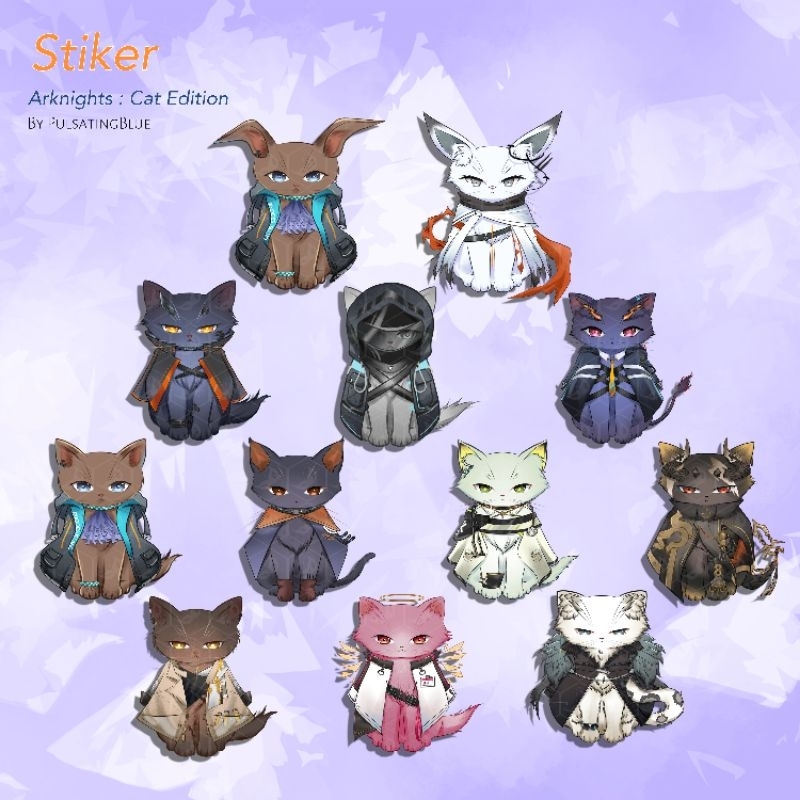 

Stiker Arknights : Cat Edition