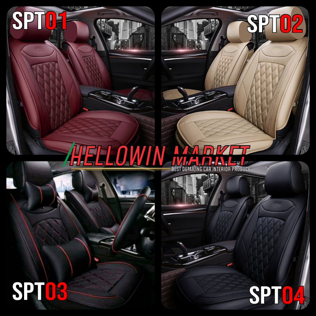 Sarung Caver jok mobil 2 Baris Brio Satya Agya Ayla Yaris Jazz Mirage Splash Vios Karimun Xover Hrv 