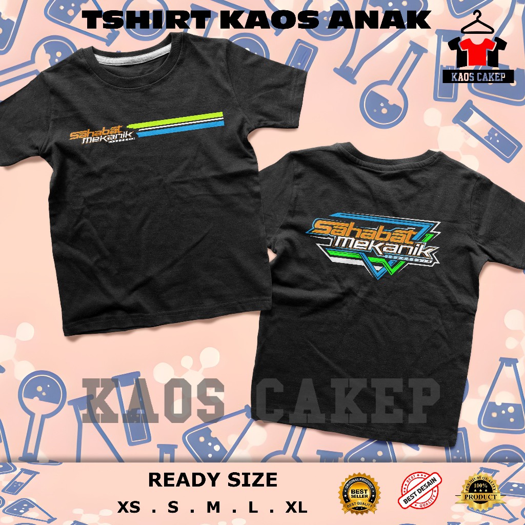 Kaos Anak Mekanik Keren SAHABAT MEKANIK INDONESIA Baju Otomotif