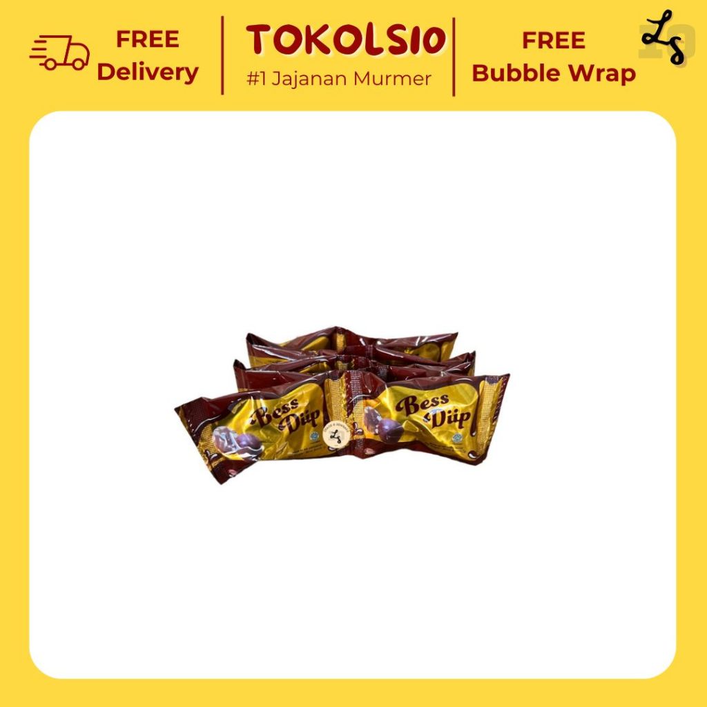 

Bess Diip Cokelat Bentuk Bulat 1 Renceng isi 10 pcs @7gr