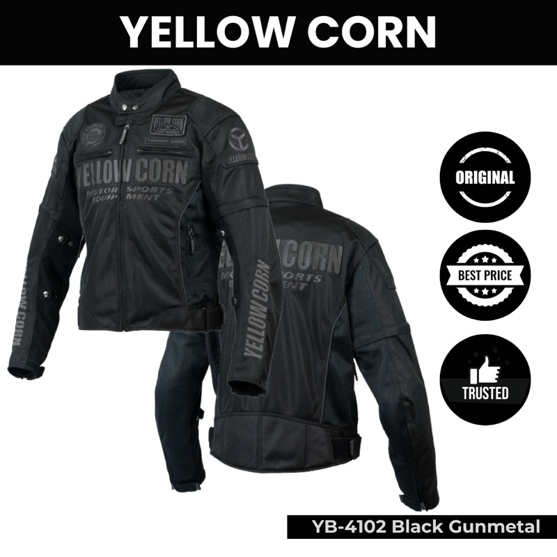 Yellow Corn Jacket YB-4102 Black Gunmetal 100% Authentic