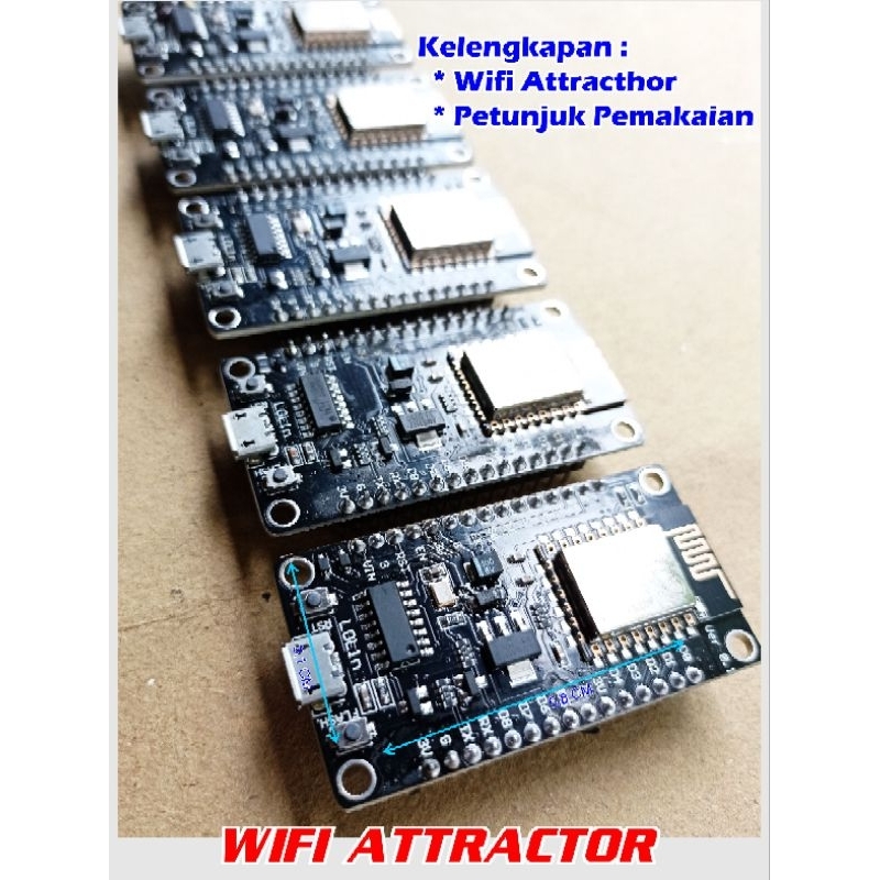 ATTRACTHOR wifi PASWORD (nodemcu) sudah program SIAP PAKAI