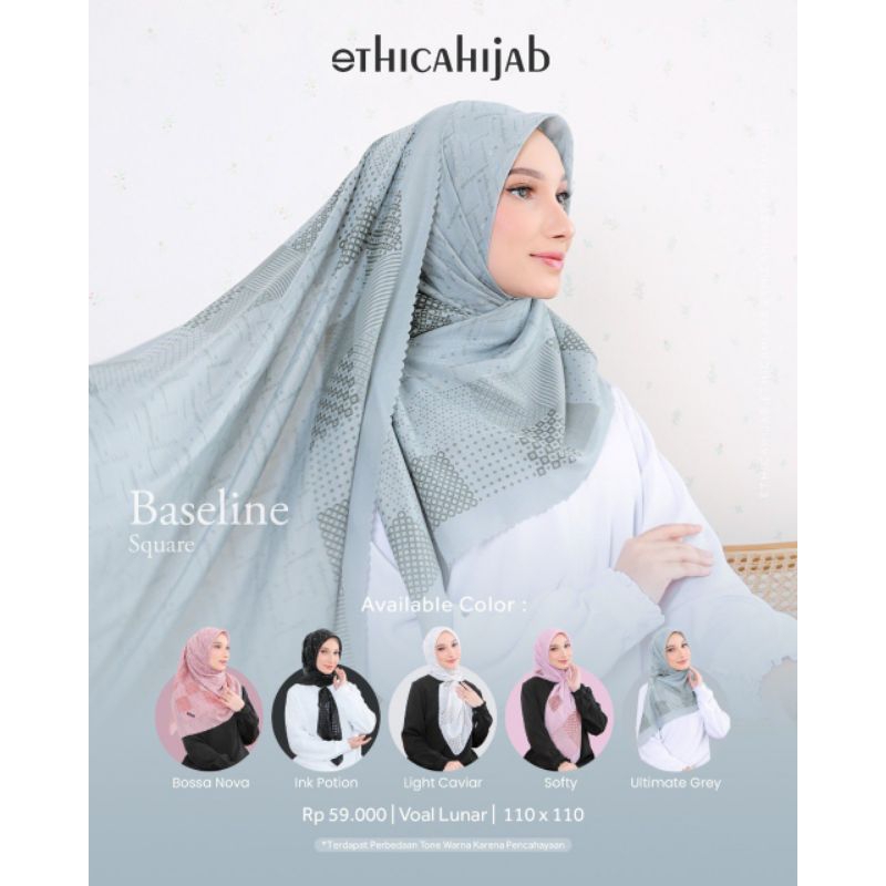 ETHICA HIJAB BASELINE SQUARE / HIJAB ETHICA PREMIUM / HIJAB VOAL ETHICA / HIJAB VOAL MOTIF PREMIUM /