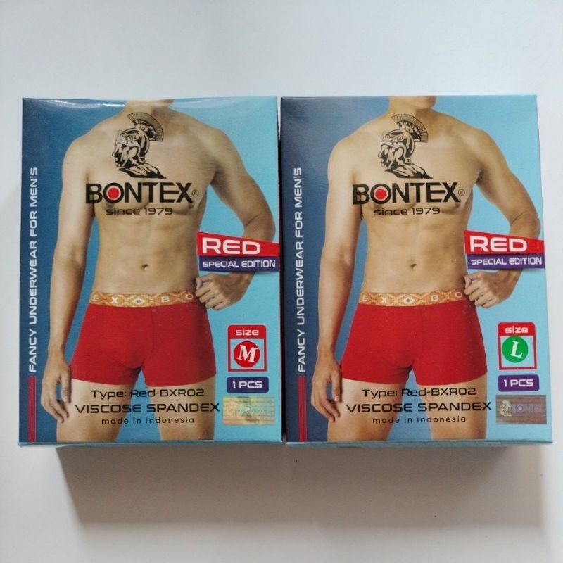 Bontex RED-BXR02 Merah Boxer Pria