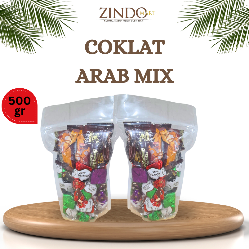 

COKLAT ARAB MIX 500GR / COKELAT ARAB TURKI / CEMILAN OLEH OLEH HAJI