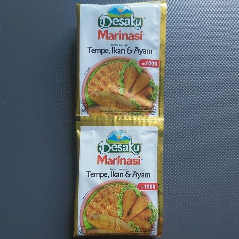 

[1 RENTENG] Desaku Marinasi Tempe, Ikan & Ayam 12 x15 g