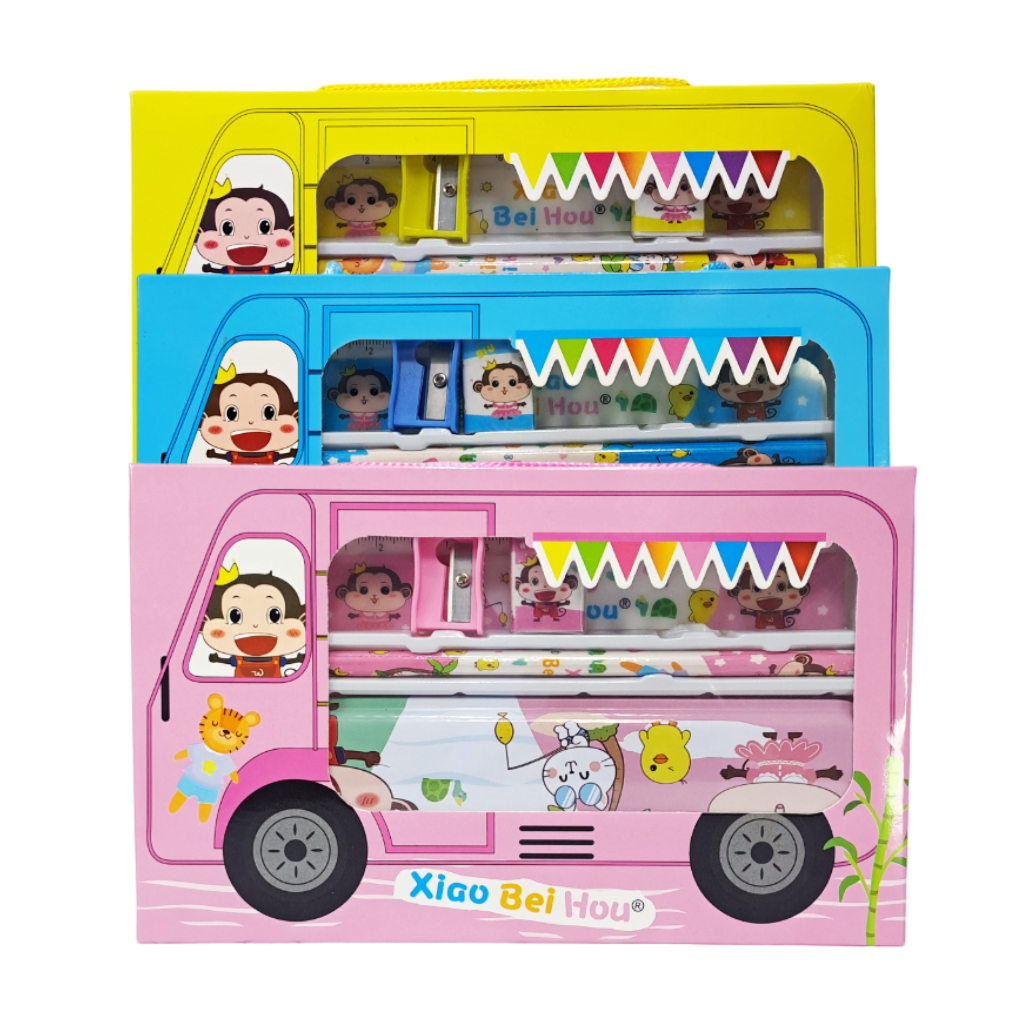 

Minicart Stationery Set 5 In 1 Paket Alat Tulis Berkarakter - 9009