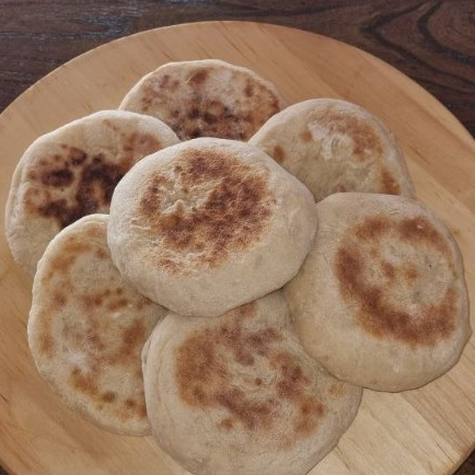 

Bazlama / Greek Yogurt Turksih Flatbread / Roti Datar Turki (2 pieces)