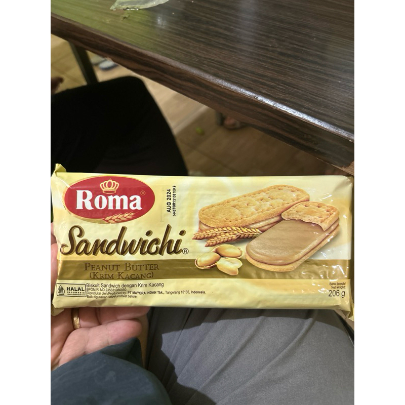 

Roma sandwichi kacang 206gram