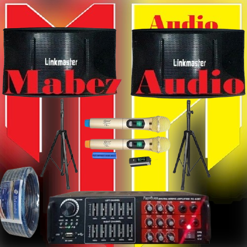 PAKET SOUNDSYSTEM KARAOKE SPEAKER LINKMASTER AMPLI KARAOKE RUMAH