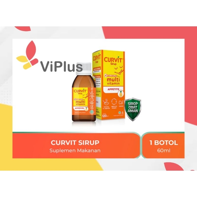 Curvit syrup - multivitamin dan penambah nafsu makanan - ViPlus