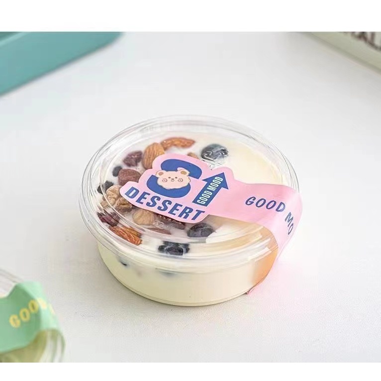 10 SET PREMIUM KOREAN DESSERT CUP BULAT TIRAMISU SALAD CAKE 250ML