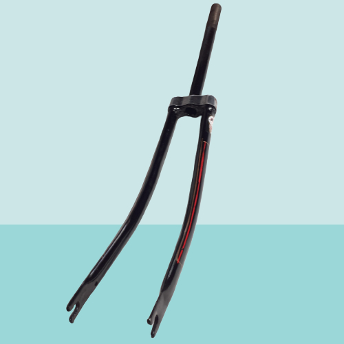 Fork 28 leader perempuan warna hitam / FORK RIGID LEADER ONTEL 28 BESI HITAM GARPU / FORK SEPEDA ONT