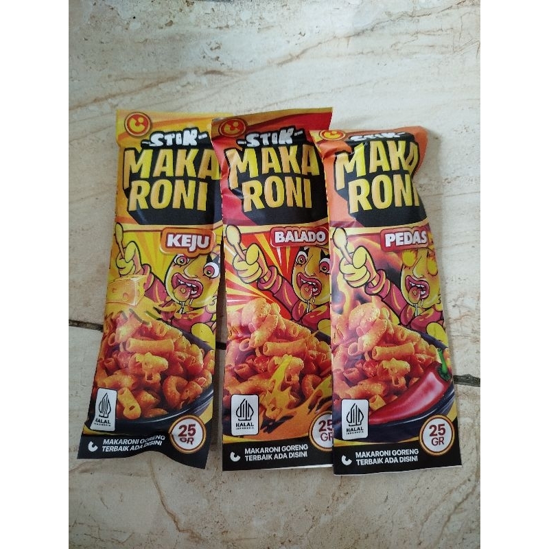 

stik makaroni berbagai rasa