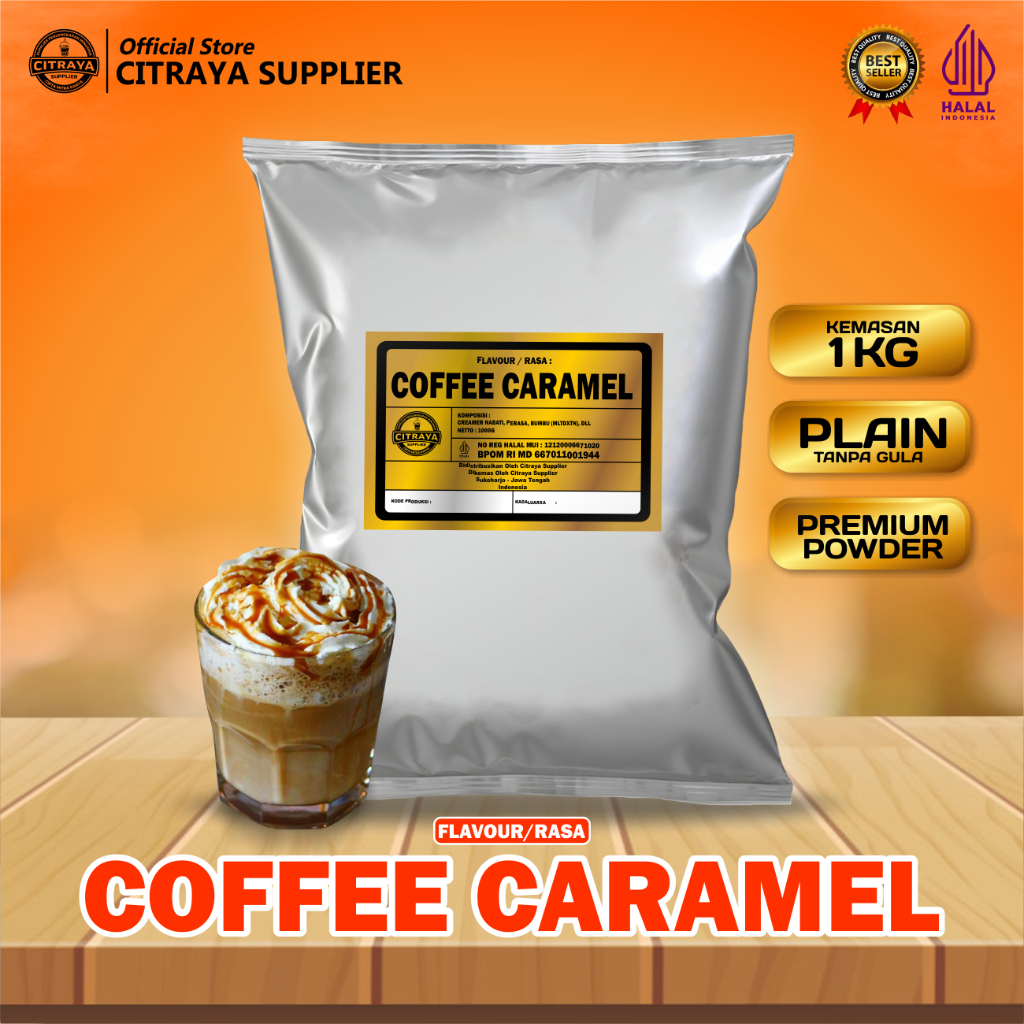 

BUBUK MINUMAN CITRAYA POWDER RASA COFFEE CARAMEL / BUBUK CITRAYA POWDER RASA COFFEE CARAMEL / SERBUK MINUMAN COFFEE CARAMEL