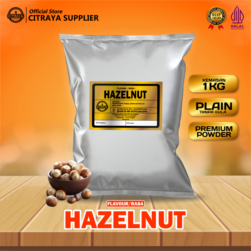 

BUBUK MINUMAN CITRAYA POWDER RASA HAZELNUT / BUBUK CITRAYA POWDER RASA HAZELNUT / SERBUK MINUMAN HAZELNUT