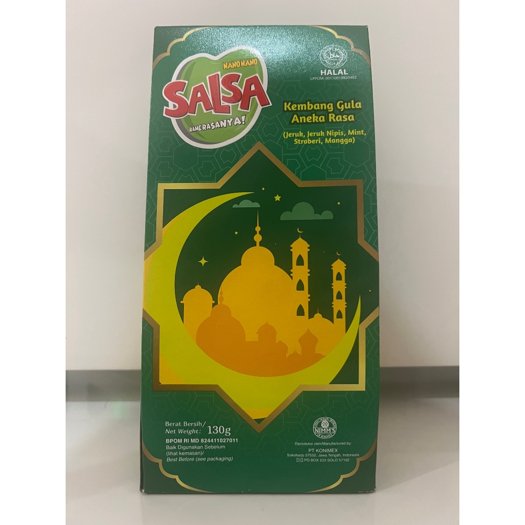 

Nano Nano Salsa Kembang Gula Aneka Rasa 130 gr (Edisi Lebaran)