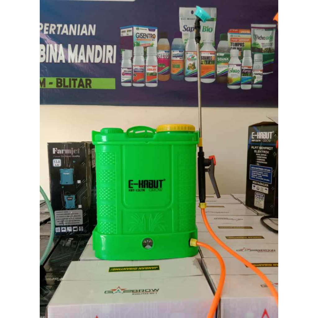 TANGKI SPRAYER E-KABUT GROW ELEKTRIK 12LITER