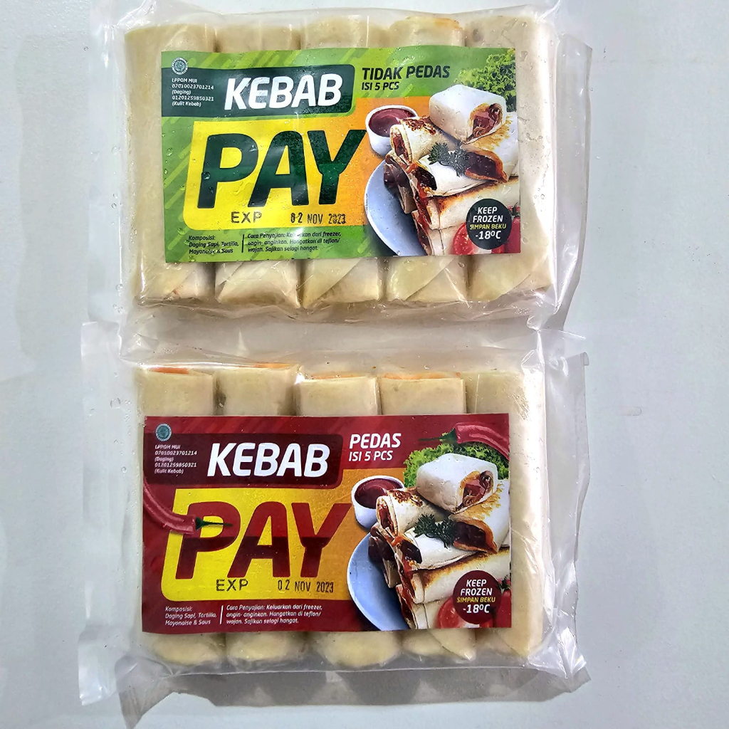 

Kebab Pay isi 5pcs Rasa Ori&Pedas