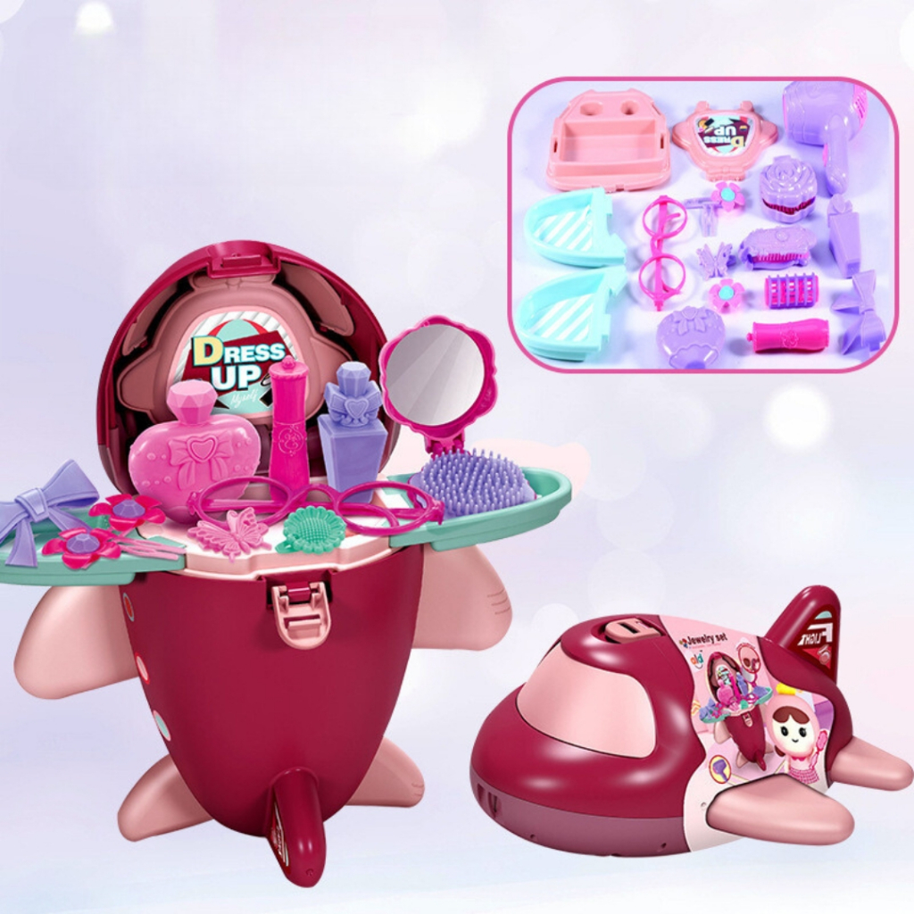 Jewelry Fashion Set - Deformation Aircraft Series | Mainan Set Make Up / Perhiasan | Mainan anak-ana