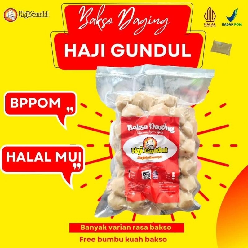 

bakso pentol haji gundul ORI isi 50bji daging sapi