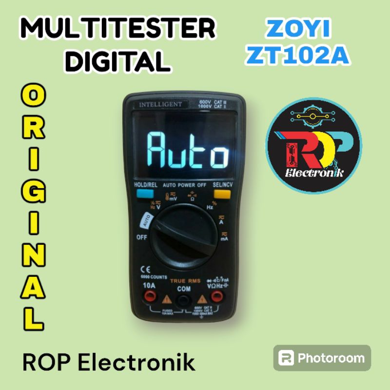 Multitester Digital ZOYI ZT102A/Weilai ZT 102A ORIGINAL