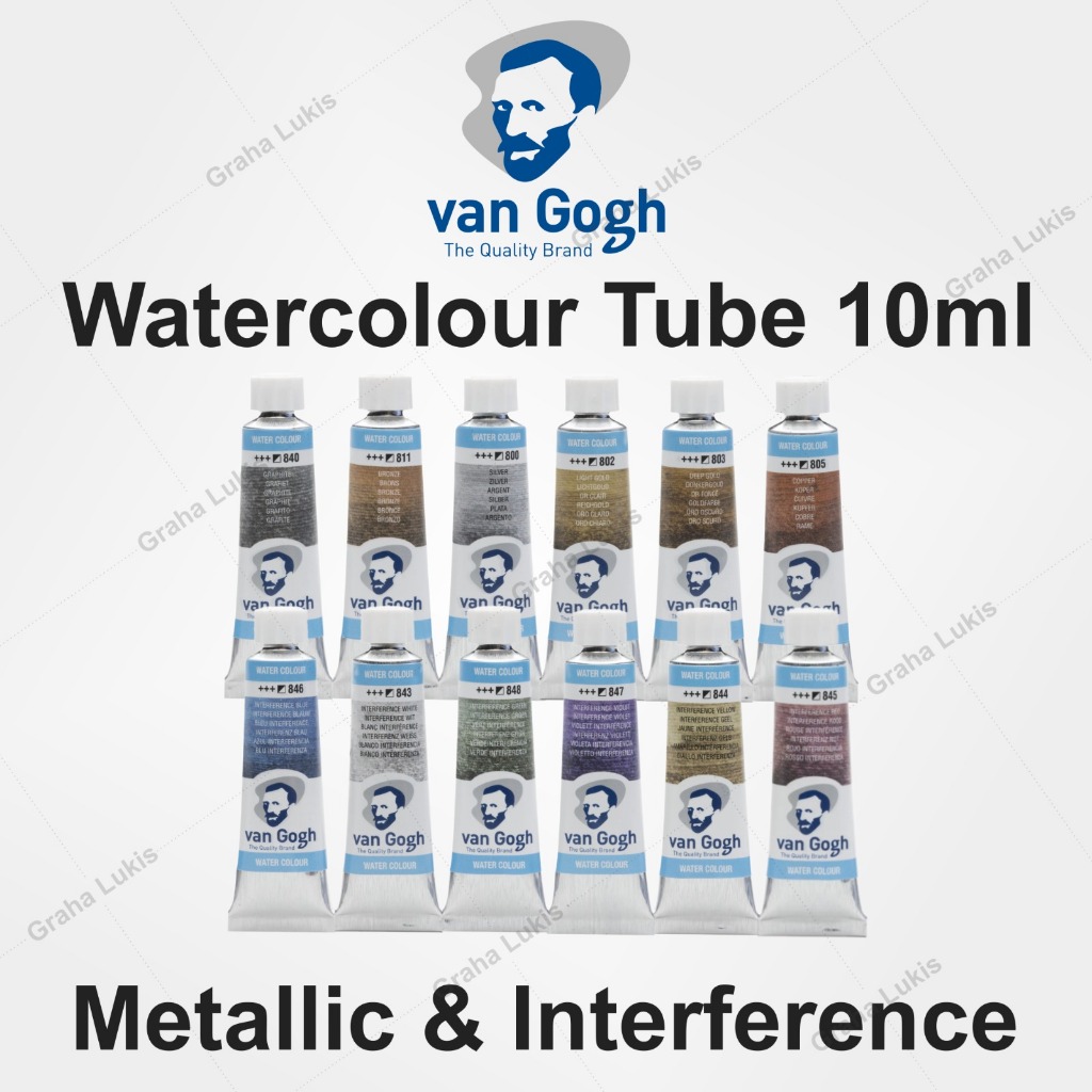 

Van Gogh Watercolour Tube Metallic & Interference Colour 10ml