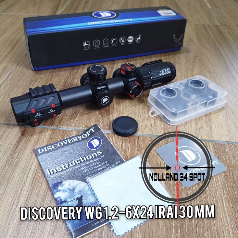 Telescope discovery wg 1.2-6x24 irai 30mm