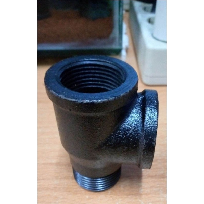 T besi tiga way untuk pengeluaran jet pump 1 inch