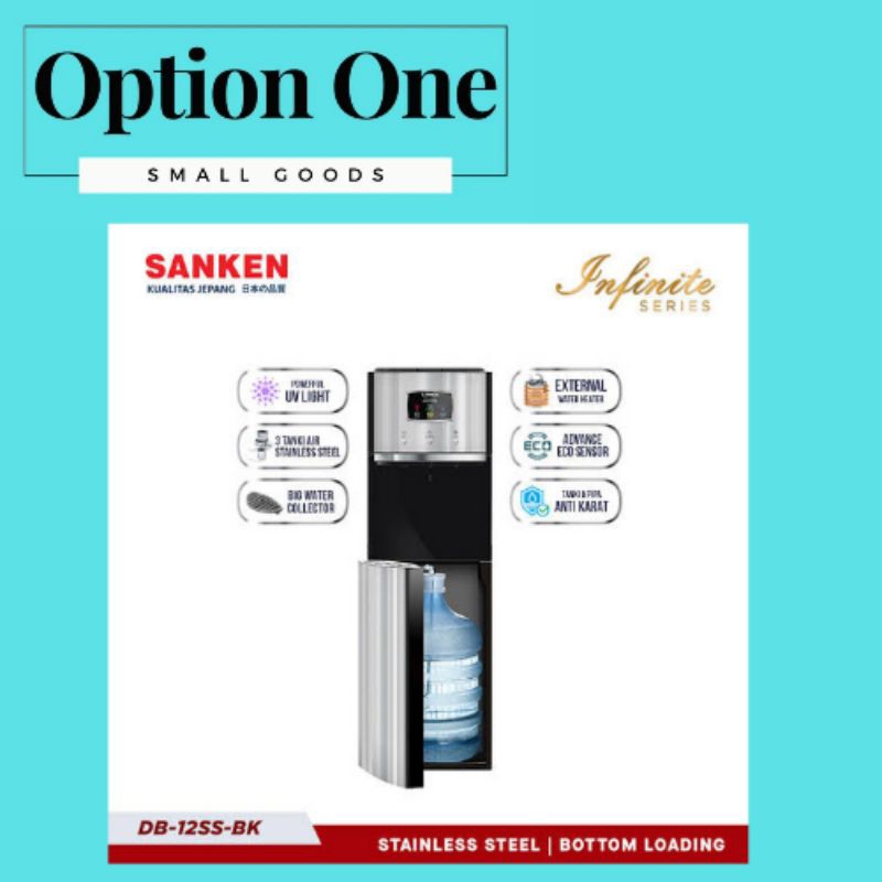 Sanken Dispenser bawah Infinite Series Bottom Loading DB-12SS-BK