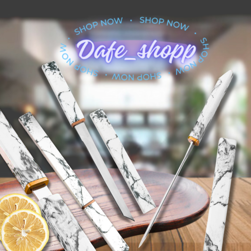 Pisau Katana UNIK Bermotif / Pisau Dapur / Pisau Koki / Pisau Jepang Tajam / Pisau koleksi