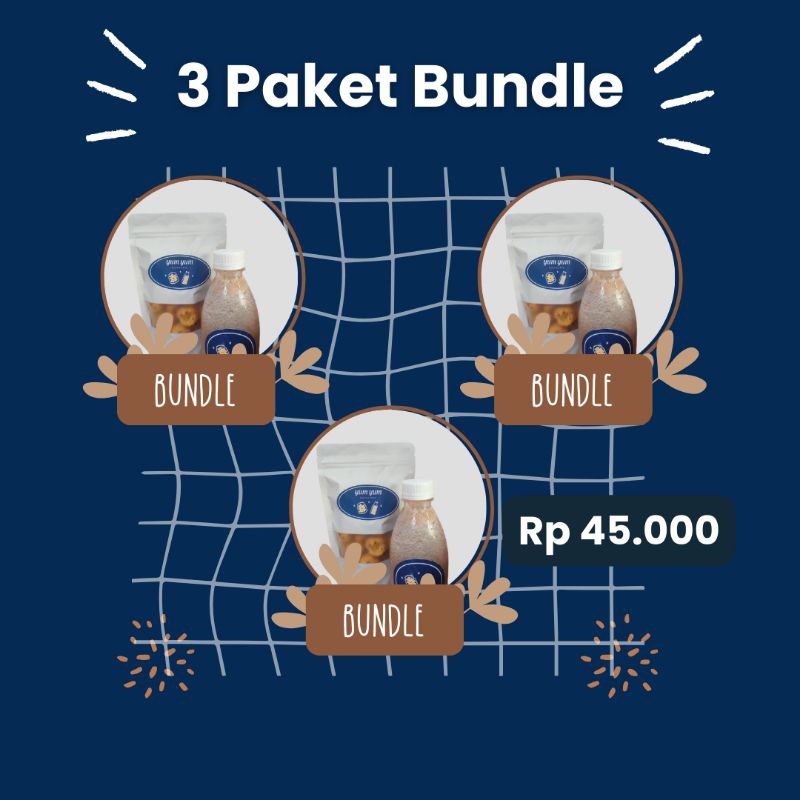 

Paket Bundle 3 ( 3 Sus Kering Isi Krim + 3 Ice Oreo Blend )