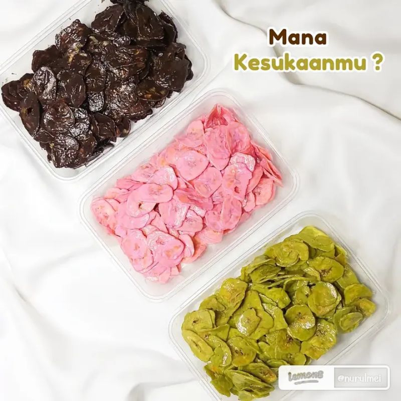 

keripik pisang coklat