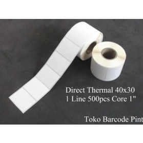 

First Surprise Direct Thermal 4X3mm 1Line 5pcs Gap 2mm Core 1 Inchi Label Sticker Barcode
