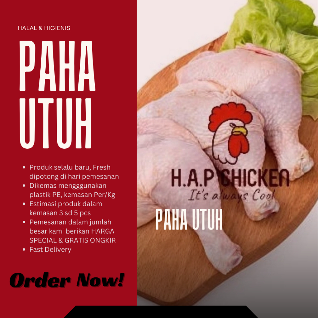 

Paha Ayam Utuh (Pestol)