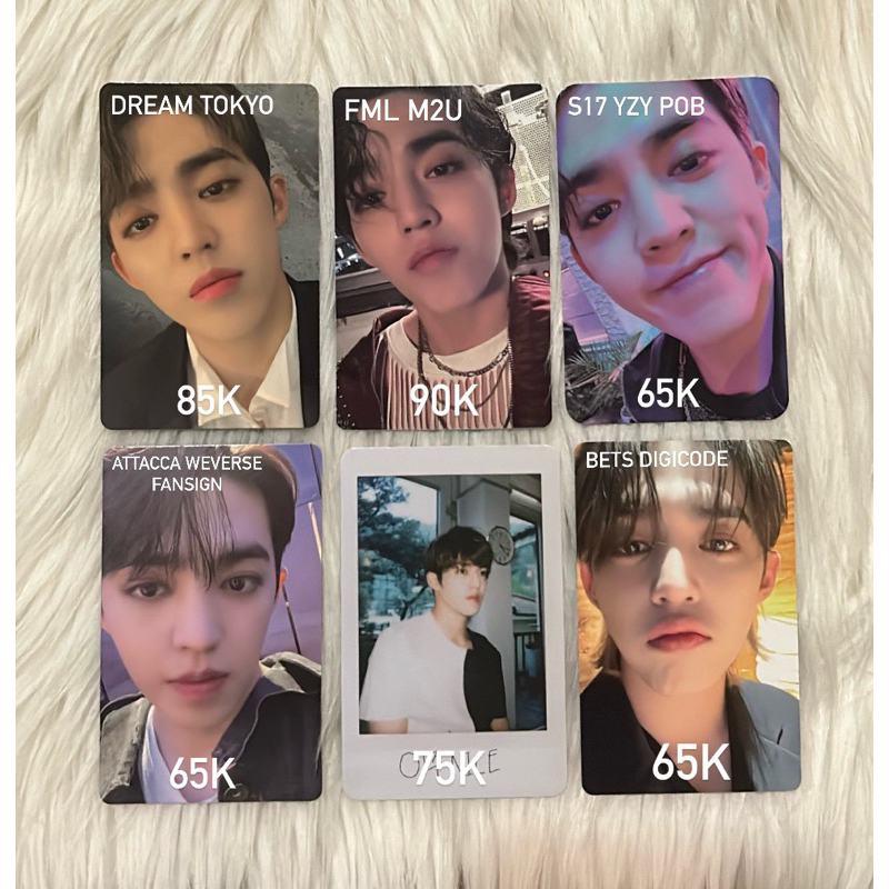 Photocard Seventeen Scoups Seungcheol PC SVT SC Dream Tokyo FML M2U Sector 17 POB YZY Yizhiyu Attacc