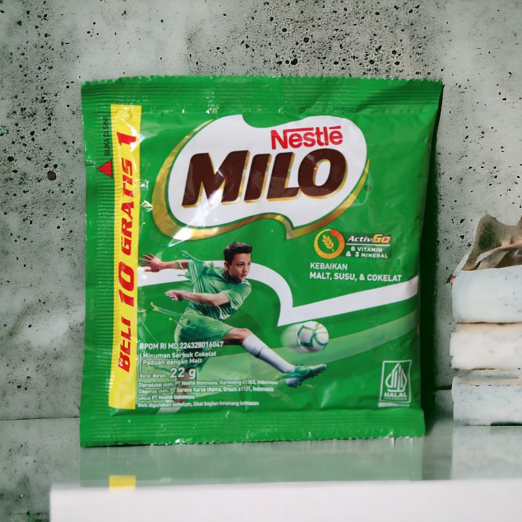 

Milo Sachet 22gr - Susu Milo Action Sachet