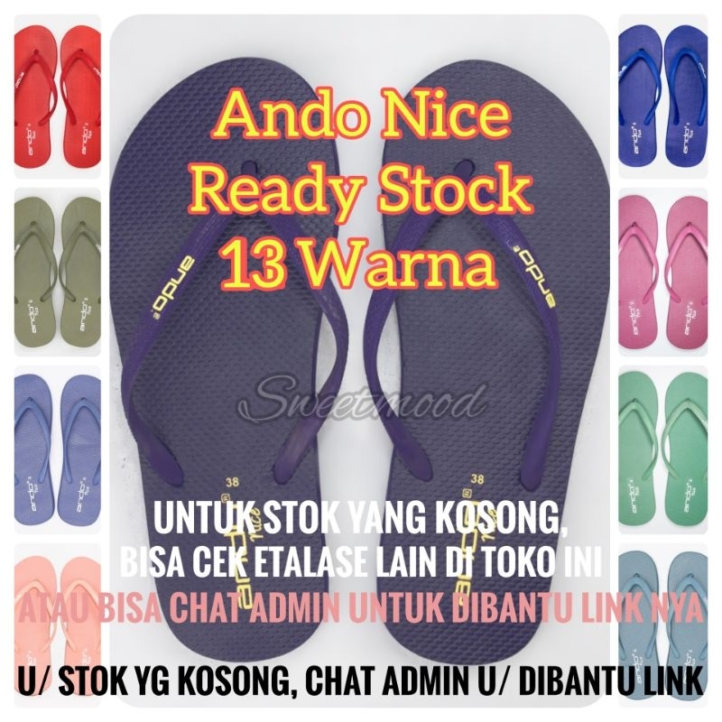ANDO nice SANDAL JEPIT WANITA SLIPPER SANDAL JEPIT ANDO NICE BASIC