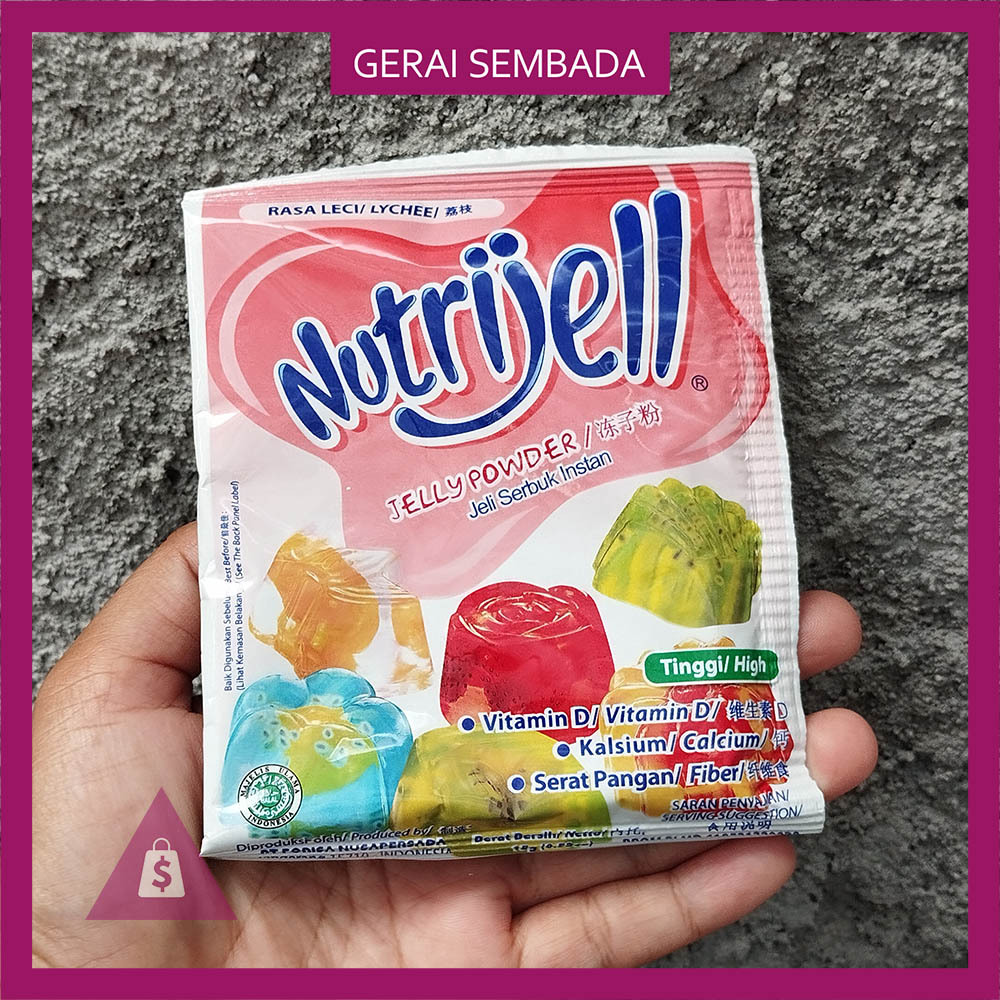 

Nutrijell Leci / Lychee Jeli Serbuk Instant 15 g