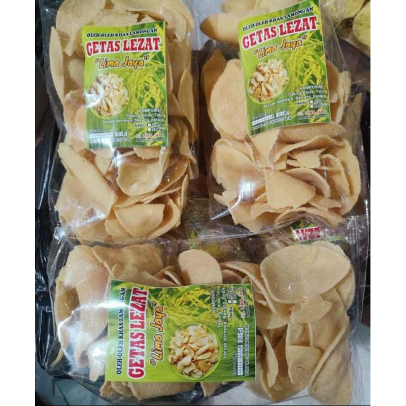 

Keripik GETAS LEZAT Enak gurih nagih 200grm SIAP KIRIM EXPRESS
