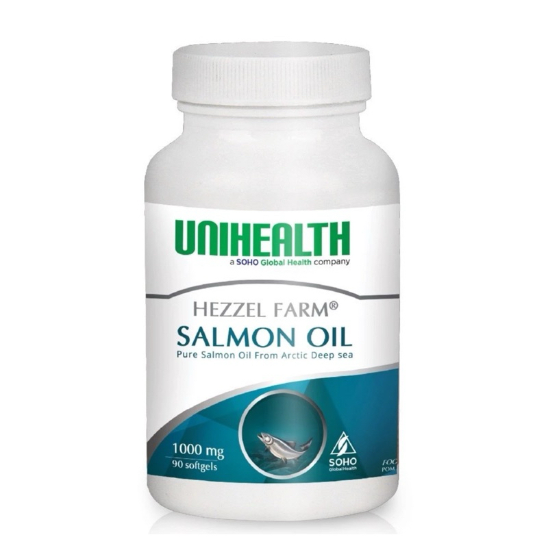 Salmon Oil Unihealth 90kapsul asli 100%