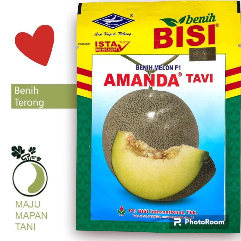 Benih Bibit Melon Amanda Tavi F1 100% Original Cap Kapal Terbang