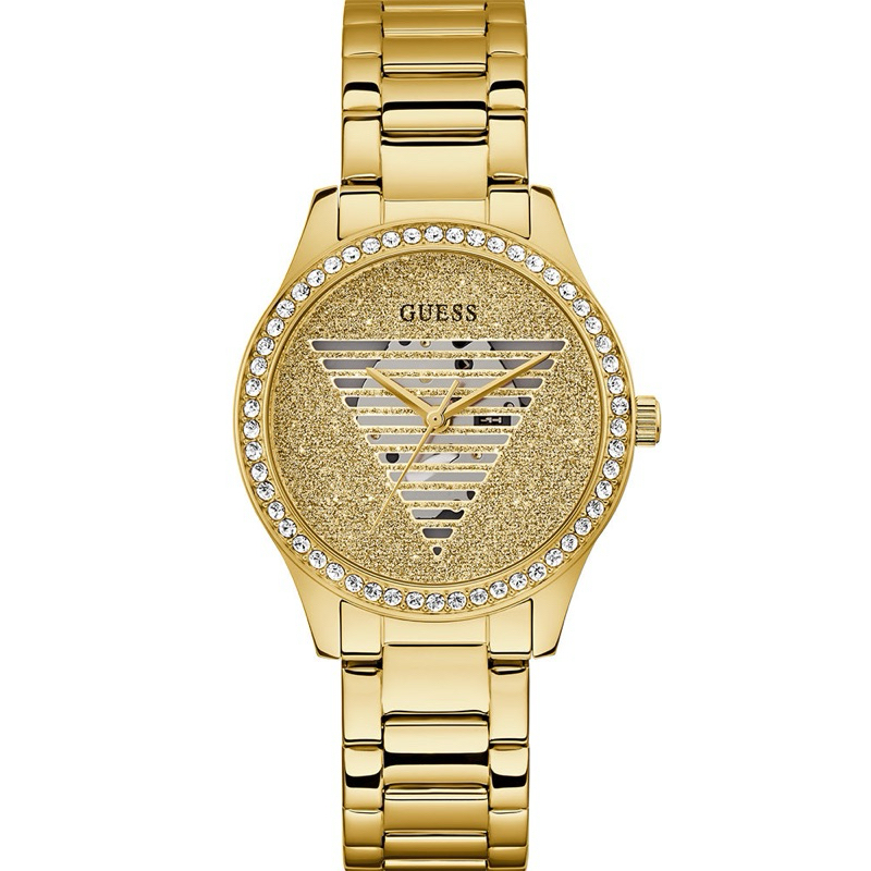 GUESS GW0605L2 LADY IDOL Jam Tangan Wanita Analog-Gold Original & Bergaransi
