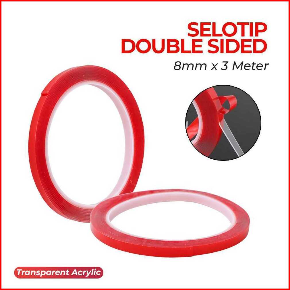 

XY Selotip Double Tape Transparent Acrylic 3M - HL878