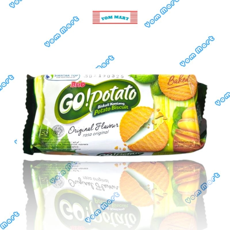 

GO POTATO BISCUIT ORIGINAL 60G | BISKUIT KENTANG RASA ORIGINAL